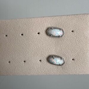 Kendra Scott Silver Opal Earrings